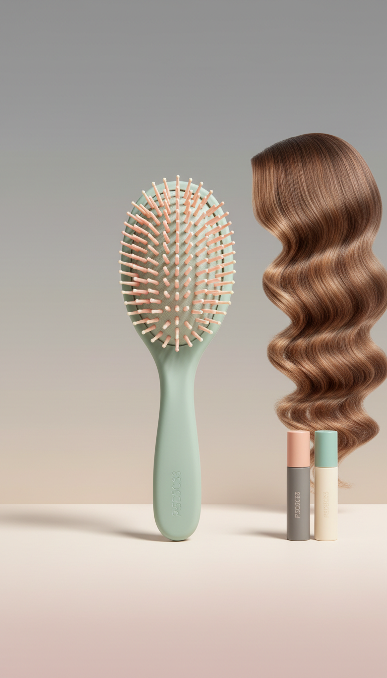 Minted Gray Detangling Brush