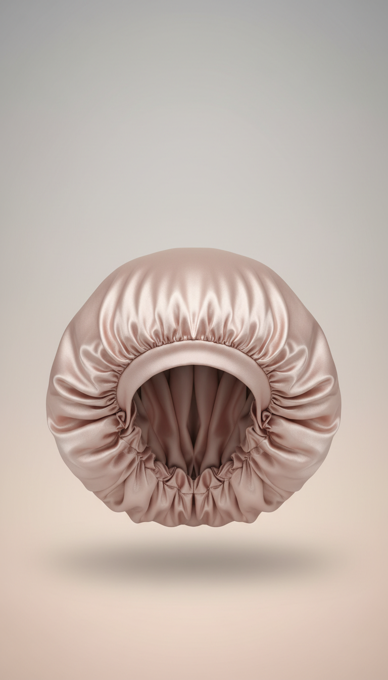 Champagne Blush Silk Hair Bonnet